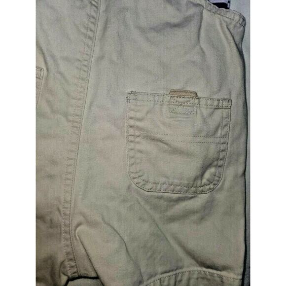 Vintage 1990s Baby Girls Cherokee Old Navy Khaki Overalls Outfit Set 24m 2T - Picture 8 of 10